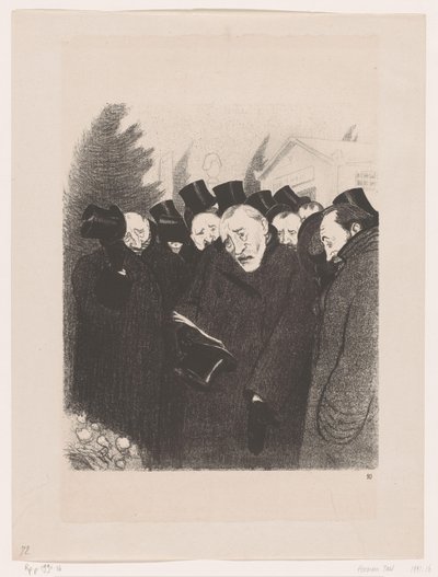 Men at a Funeral by Georges Hermann Rene Paul