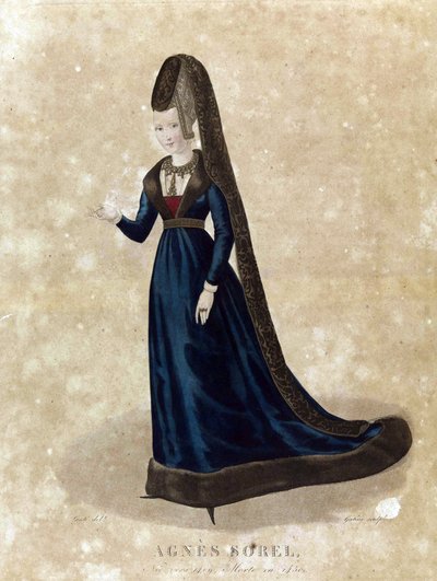 Agnes Sorel by Georges Jacques Gatine