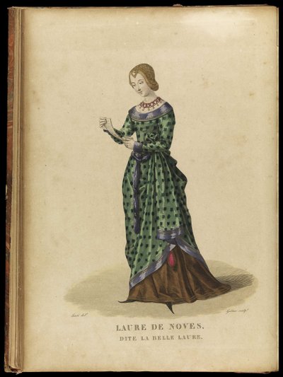 Laura de Noves by Georges Jacques Gatine