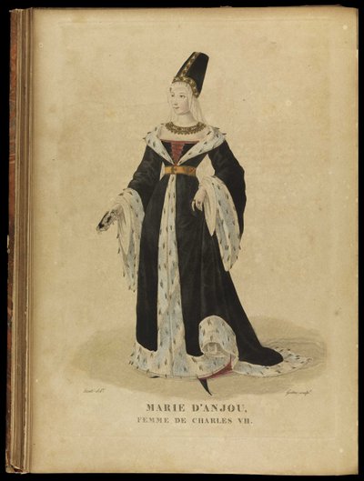 Marie of Anjou, Queen of France by Georges Jacques Gatine