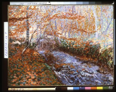 The Briante River (Forest Interior in Autumn) by Georges Lacombe