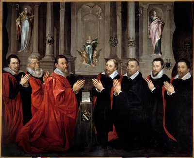 The prevot of merchants and the echevins of the city of Paris in 1611 by Georges Lallemand