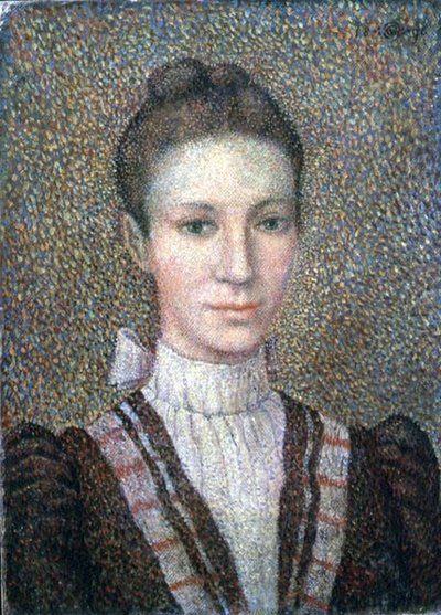 Head and Shoulders of a Young Girl by Georges Lemmen