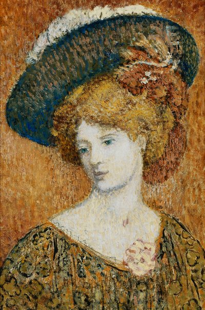 Woman with Hat by Georges Lemmen