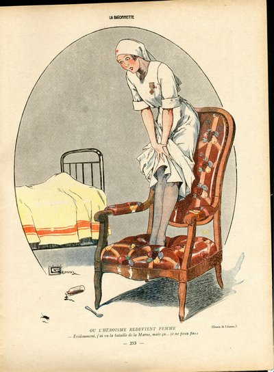 The Bayonet, Satirical in Colors by Georges Leonnec
