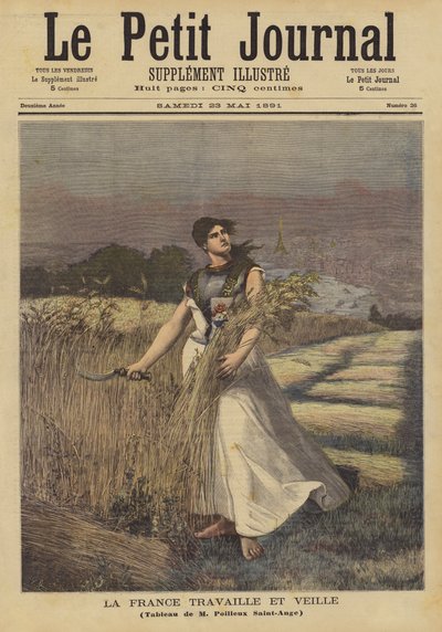 France Works and Keeps Watch by Georges Louis Poilleux Saint Ange