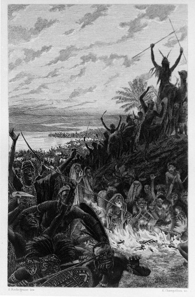 Illustration by Georges Antoine Rochegrosse for the Novel 