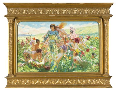 The Knight with Flowers by Georges Marie Rochegrosse