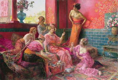 The Daughters of the Harem by Georges Marie Rochegrosse