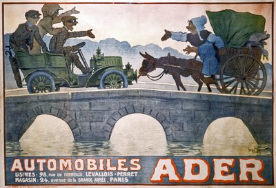 Conflict Between the Cart and the Car by Georges Meunier