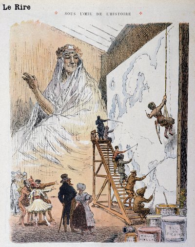 Europe. Drawing by Georges Meunier. In Le Rire Rouge by Georges Meunier