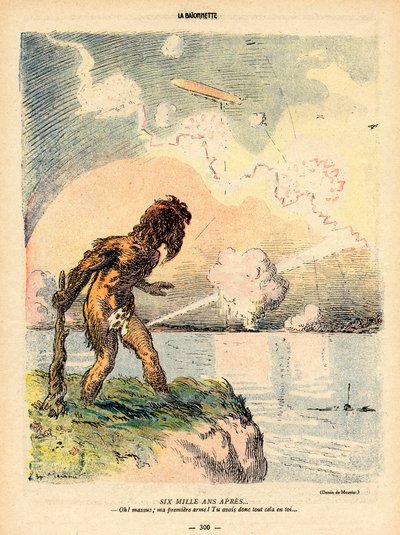 La Baionnette, Satirical in Colors by Georges Meunier