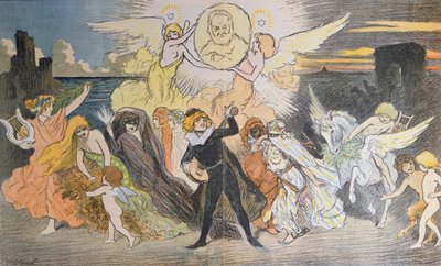 The Apotheosis of the Poet, a Homage to Victor Hugo for the Celebration of the Centenary of His Birth by Georges Meunier