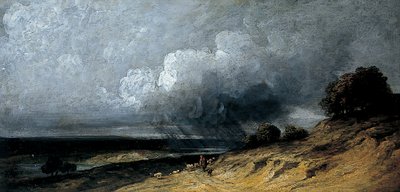 Storm over Montmartre by Georges Michel