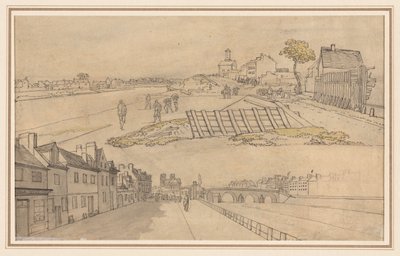 Two Views of Paris by Georges Michel