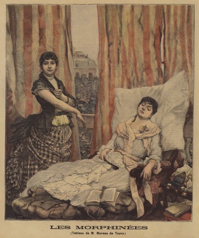 The Morphine Addicts by Georges Moreau de Tours