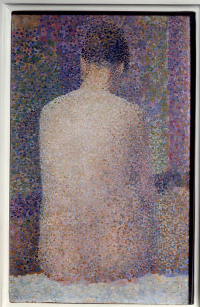 Model, Back View by Georges Pierre Seurat