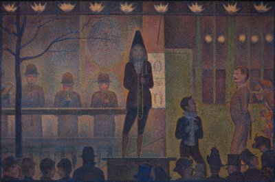 Circus Sideshow Parade de cirque, 1887-88 by Georges Pierre Seurat