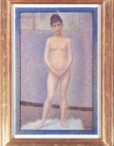 Model from the front by Georges Pierre Seurat