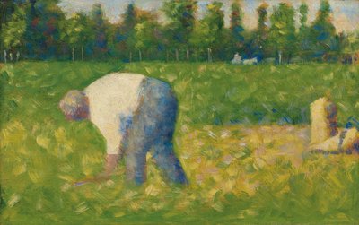 Peasant Working by Georges Pierre Seurat