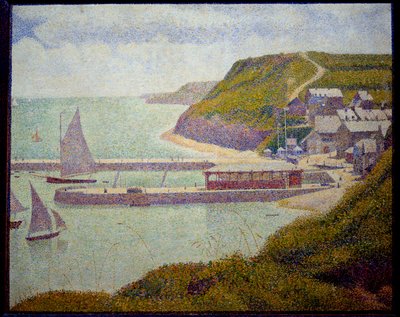 Port en Bessin, before port, high tide by Georges Pierre Seurat