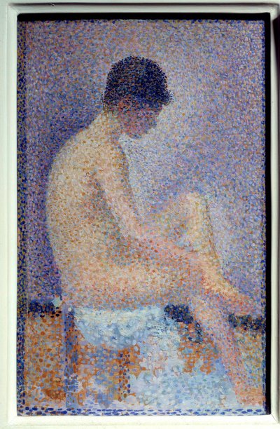 Model in profile by Georges Pierre Seurat