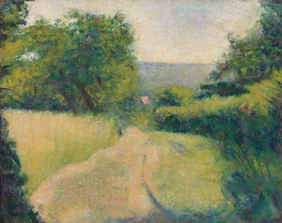 The Sunken Lane, 1882 by Georges Pierre Seurat
