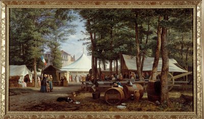 The Feast of the Lodges in 1850 by Georges Prieur