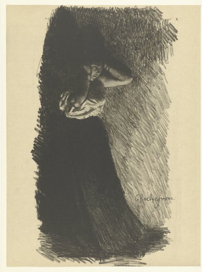 Standing Woman with Arms Raised (series title: The Test) by Georges Rochegrosse