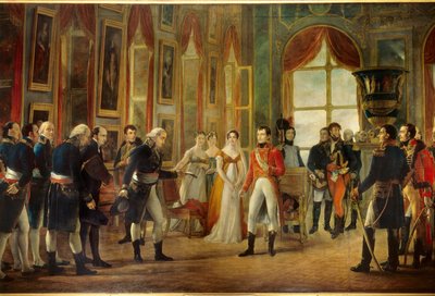 Napoleon I received in Saint-Cloud the Senatus-Consulte who proclaimed him emperor of the French on 18/05/1804 by Georges Rouget