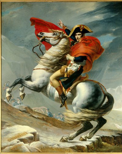 The First Consul Napoleon Bonaparte Crossing the Alps by Georges Rouget