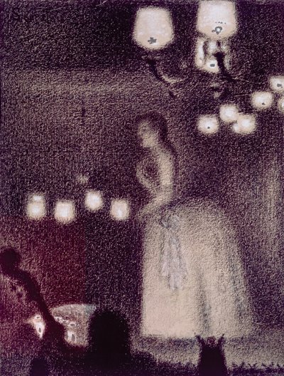 At the Eden Concert, 1886-7 by Georges Seurat