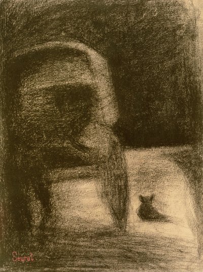 Carriage and Dog by Georges Seurat