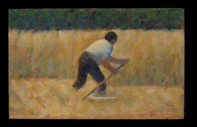 The Mower by Georges Seurat