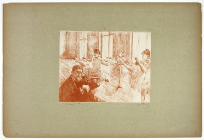 Ballet Class by Georges William Thornley