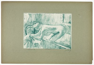 Getting Out of the Bath by Georges William Thornley
