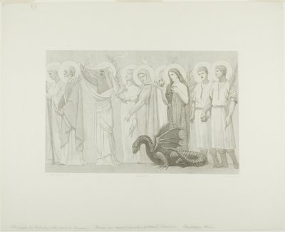 Pastoral Life of Saint Genevieve (right panel) by Georges William Thornley