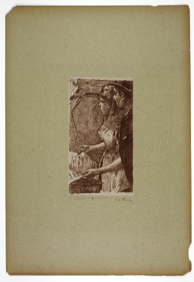 Singer Waiting by Georges William Thornley
