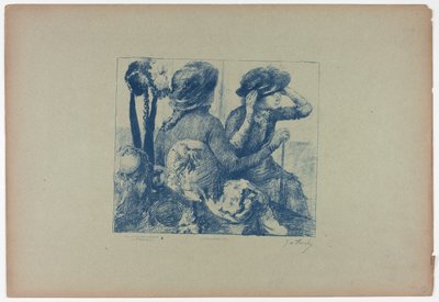 Women in a Hat Shop by Georges William Thornley