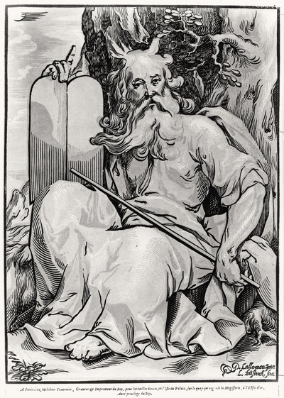 Moses by Georges after Lallemand