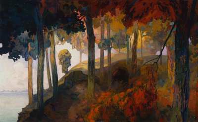 An Arcadian Landscape by Georges de Feure
