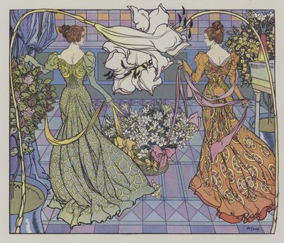 Festival of Lilies in the United States by Georges de Feure