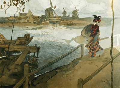 The Gale by Georges de Feure