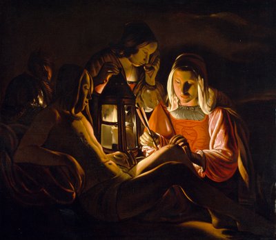 St. Sebastian Tended by Irene by Georges de La Tour
