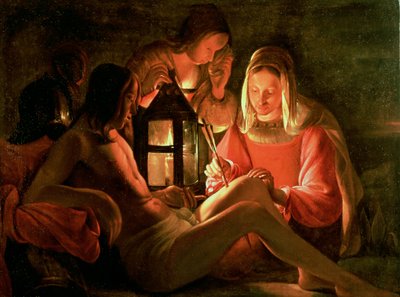 St. Sebastian tended by the Holy Woman by Georges de La Tour
