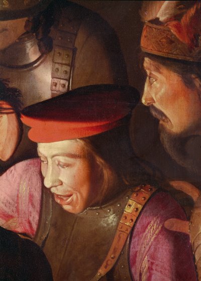 The Denial of St. Peter (detail) by Georges de La Tour