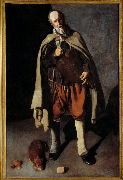 The Old Dog by Georges de La Tour