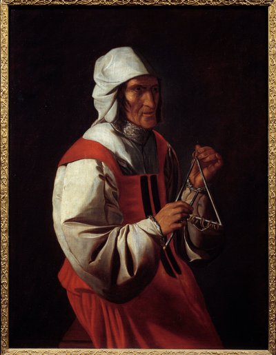 The Triangle Player by Georges de La Tour