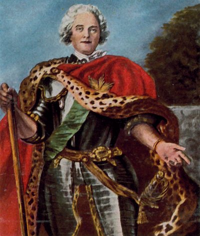 Count Moritz of Saxony by Georges de la (after) Tour