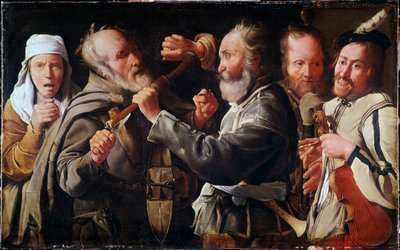Brawl Between Musicians by Georges de La Tour
